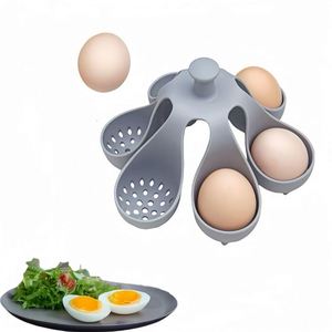 Molde de silicona resistente a altas temperaturas para huevos cocidos, nuevo, para el hogar, con bandeja para almacenamiento o regalos empresariales - Product Image 1