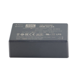 Alimentation à découpage Mean Well <span class=keywords><strong>IRM</strong></span>-60-24 60W 24V 2.5A AC-DC, module d'alimentation à cadre <span class=keywords><strong>ouvert</strong></span> pour montage sur circuit imprimé - Product Image 3