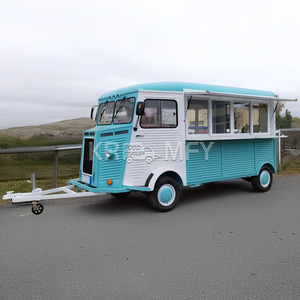 Chine Chine remorque de vente de café Van de vente de café Camion de nourriture vintage électrique avec équipement de cuisine complet - Product Image 3