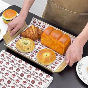 Factory Custom Logo PE Coated Food-grade Hamburger Deli Packaging Grease Proof Bake <b>Wrapping</b> <b>Paper</b> Coated Greaseproof <b>Paper</b> - Product Image 1