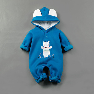 Ropa de Bebé Recién Nacido al por Mayor, Mono de Algodón Orgánico Natural con Lindos Dibujos Animados - Product Image 4