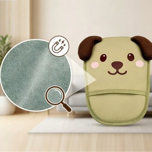 Pet Hair Removal Gloves One Size High Density <b>Fabric</b> For Dogs And <b>Cats</b> - Product Image 2