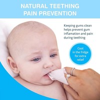 Lingettes dentaires pour bébé emballées individuellement Soins bucco-dentaires Biodégradables Lingettes naturelles pour les dents de bébé