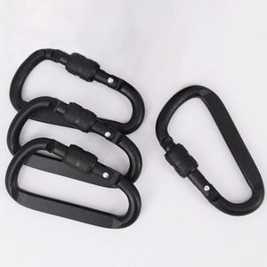 Mosquetones de Seguridad con Gancho de Resorte y Cierre de Rosca, en Forma de D, de Aluminio, con Logotipo Personalizado, para Regalos Promocionales - Product Image 4