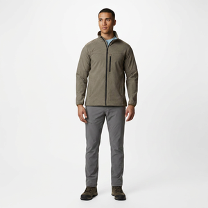Customized Men's <b>Soft</b> <b>Shell</b> <b>Jacket</b> <b>Hooded</b> Stand Collar Lightweight Breathable Canvas High Quality Winter Style Size Customizable - Product Image 1