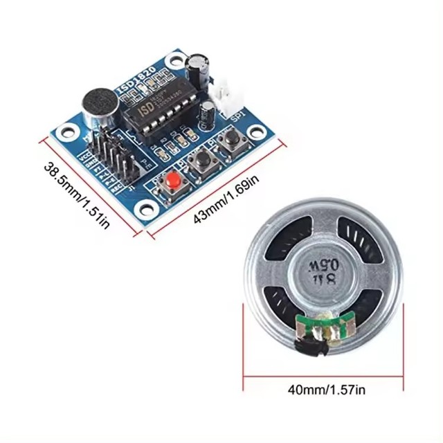 60 Second Recordable Sound Module Mini Recordable Sound Module for Greeting Card