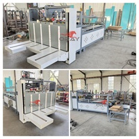 Machine à coller semi-automatique Oray pour boîtes d'expédition e-commerce, traitement de cartons à fond auto-scellant, 2500W, 60m/min, version anglaise complète
