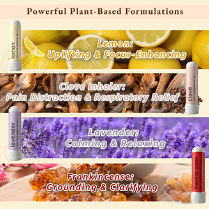 OEM Easy <strong>Breathe</strong> Aromatic Nasal <strong>Inhaler</strong> Sticks Daily Refreshing Boost Energy 4 Pcs/Set - Product Image 2
