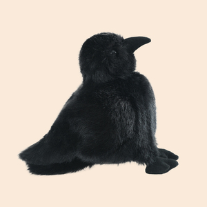 Fabricación realista <span class=keywords><strong>Cuervo</strong></span> <span class=keywords><strong>peluche</strong></span> animal lindo negro cuervos pájaro <span class=keywords><strong>peluche</strong></span> muñeca juguete regalos - Product Image 2