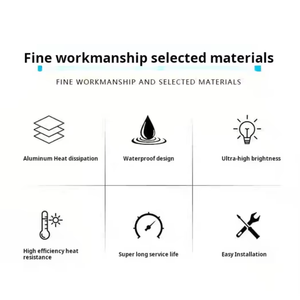 मोटरसाइकिल ने 27 रोशनी और सफेद अल्ट्रा उज्ज्वल मोटरसाइकिल संशोधन रोशनी के साथ हेडलाइट्स - Product Image 5