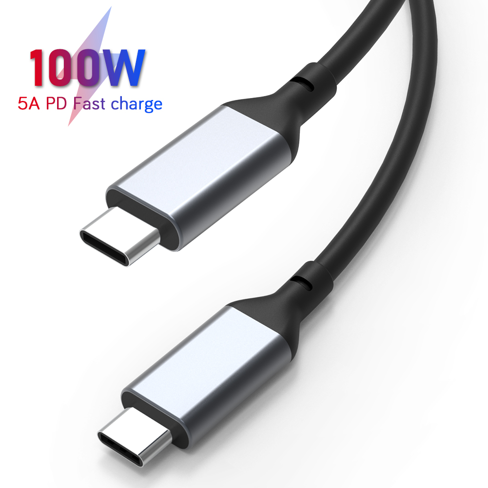 100 Вт Быстрая зарядка PD USB-C 5A USB 3,1 Type-C Type C кабель для Macbook