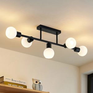 Lampe de plafond moderne Sputnik en verre blanc et laiton doré, <span class=keywords><strong>globe</strong></span>, <span class=keywords><strong>luminaire</strong></span> pour salle à manger - Product Image 3