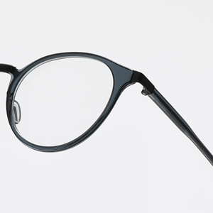 Monturas de Gafas Redondas con Aro Completo, Color Marrón Sólido, Unisex, Ligeras, para Corrección de la Visión, Adultos, para Todas las Formas de Rostro - Product Image 3