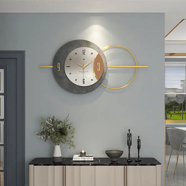 80X40CM Modern Simple Clock Creative Fashion Household Wall Home Decoration Wall Hanging Clock Home Decor Dropshipping to Door