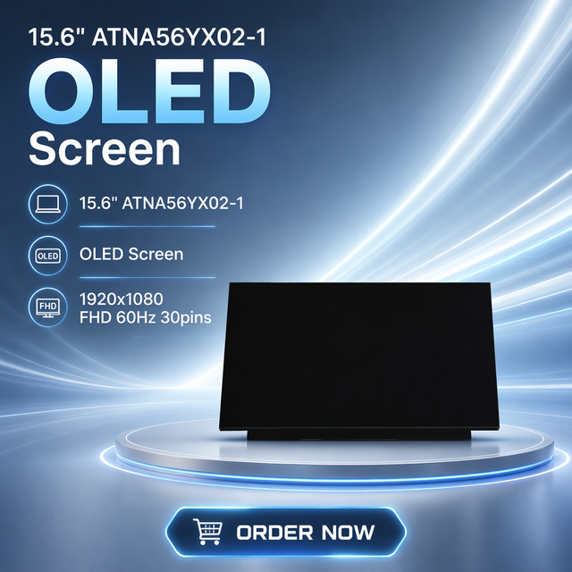 Original OLED 15.6" ATNA56YX02-1 for NP950XDB Laptop Display with 16:10 Ratio EDP 40Pins Interface 100% Tested