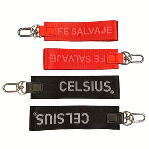 Wholesale Durable Silkscreen Nylon <b>Key</b> Holder Mobile Phone <b>Key</b> Chain <b>Lanyard</b> Buckle Bags Multi-color Personality Accessories - Product Image 3