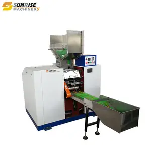 Plastic drinking straw bending making machine