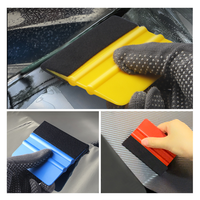 Spatule-raclette en plastique PP de haute qualité pour l'application de film vinyle automobile – Outil professionnel pour carrosserie