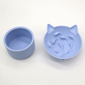 ถ้วยดูดแบบถอดออกได้ชามอาหารสัตว์เลี้ยงแบบช้าทำจากซิลิโคนหัวแมวอุปกรณ์สัตว์เลี้ยงแบบมืออาชีพ - Product Image 5
