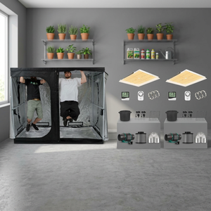 Kit Tenda da Coltivazione Idroponica 4'x8' con Capacità di 32 Piante per Attrezzature di Irrigazione e Idroponica - Product Image 3