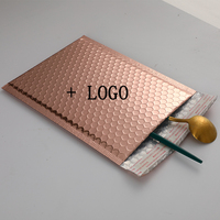 Enveloppes à bulles rembourrées mates auto-adhésives de concepteur de Logo privé, sac postal personnalisé emballage à bulles de courrier de protection d'expédition