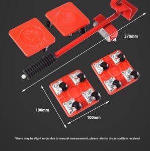 Kit de 6 outils universels pour déplacement de meubles lourds et de gros objets, avec poulies, pour usage domestique - Vente chaude transfrontalière - Product Image 6