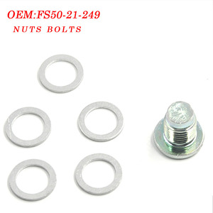 99564-1400 panci minyak Gasket sekrup saluran minyak 99564-1400 untuk Mazda CX-3 CX-4 CX-5 Alexa Atenza Aksesori mesin asli - Product Image 3