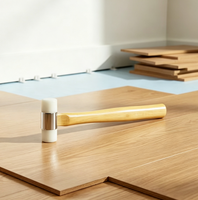 Marteau à clous pour l'installation de planchers en bois et de carreaux de céramique, outils de construction en nylon et bois, outils à main OEM