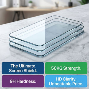 ฟิล์มกันรอยกระจก KK9 สำหรับ iPhone 18 Pro 17 Pro  รับน้ำหนักได้ 50 กก.  ความคมชัดสูง ป้องกันการแตก  อุปกรณ์เสริมมือถือ - Product Image 3