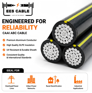 Cavo EESCABLE 2x50+<span class=keywords><strong>1x16</strong></span>+N35 ABC CAAI Y ASTM B LV con rivestimento in Alluminio (AL) e isolamento XLPE, 4 conduttori (fase e neutro) per illuminazione. - Product Image 4