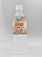 Jus d'aloe vera naturel puréé 500ml Bouteille PET Stérilisée Contenu de fruits réels Boissons saines