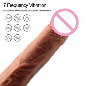 Heiß verkaufte Silikon Voll automatische Expansions-und Expansions simulation Penis Weibliche Dildo Mastur bator Sex Produkte - Product Image 5