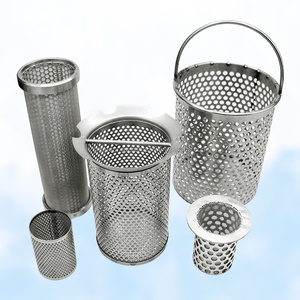Filtre récupérable en acier inoxydable 316 OEM, doté de trous ronds et carrés, utilisé pour la filtration du gaz et des eaux usées - Product Image 1