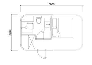 Casa Contenedor Modular de Lujo, Moderna, Ecológica e Impermeable para Pequeñas Granjas, Kit de Casa Rodante Instantánea, Cápsula para Dormir, Chalet Prefabricado 2026 - Product Image 4