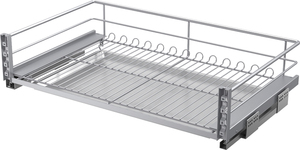 Organizadores de almacenamiento de cierre suave de la canasta de Metal deslizante estantes <span class=keywords><strong>Modular</strong></span> gabinetes de cocina cajón - Product Image 5