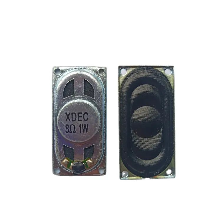 Komponen baru yang dapat disesuaikan dari pabrik 20*27*5.6Hmm 8ohm 0.5W 900Hz braket logam pengemudi Speaker bentuk khusus