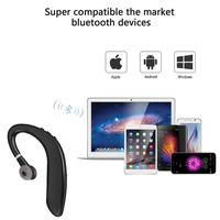 Écouteurs sans Fil Sportifs S109 avec Indicateur de Batterie LED, Type d'Accrochage Rotatif à 180 Degrés, Compatibles Tous Téléphones pour Usage Professionnel
