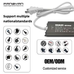 Hiệu quả cao 5A 60W IP65 Hợp kim nhôm không thấm nước dẫn lái xe 12V cung cấp điện cho ánh sáng đường phố gương chiếu sáng năng lượng AC-DC - Product Image 2