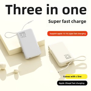 Batería Externa Besiter de Alta Capacidad, Ultra Delgada, de Polímero de Litio, 10000mAh, 22.5W, Carga Rápida Tipo-C, con Adaptador de CA y Cable de Datos - Product Image 4