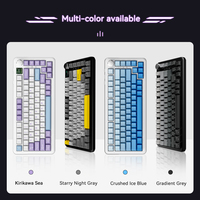 Ajazz AK820 MAX Tri Mode Clavier à commutateur magnétique Claviers de jeu mécaniques rétroéclairés RVB