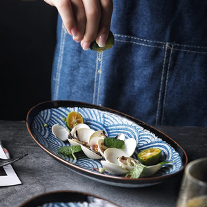 โรงแรมใช้11นิ้วจานเสิร์ฟรูปไข่จานปลาเซรามิก<span class=keywords><strong>ราคา</strong></span><span class=keywords><strong>ถูก</strong></span>จำนวนมากพอร์ซเลนจานอาหารค่ำสำหรับขาย - Product Image 1