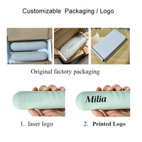 Ensemble d'haltères en silicone durable avec logo personnalisé, couleur macaron, poids de main pour Pilates, antidérapants, accessoires esthétiques pour le yoga et le Pilates