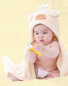 Silikon-Babyzahnbürste mit Beißbarem Bananenspielzeug Tragbarer Gummi-Beißring - Product Image 5