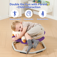 Chaise pivotante Sit Spin pour enfants autistes Équipement de jeu d'apprentissage sensoriel Jouets d'entraînement sensoriel pour enfants Siège pivotant pour enfants