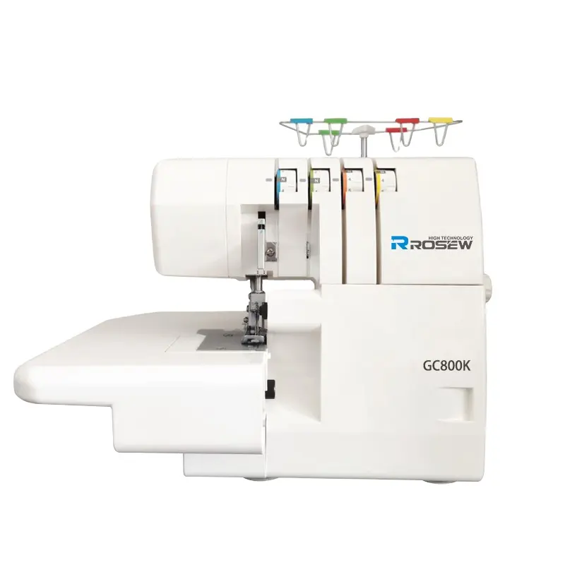 Máquina de coser Overlock doméstica, Gc-800k, 2 / 3 / 4 hilos