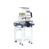 Machine à broder industrielle informatisée automatique à tête unique de haute qualité pour T-shirts et casquettes, 12-15 aiguilles, pour usage domestique