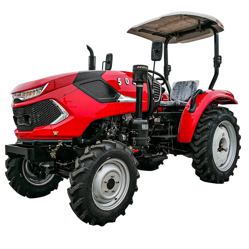 Agricultural agricol 4 wheel farmer micro tractor small mini 4x4 compact farm 25hp 40hp 45hp 50hp 30 60 hp 4wd tractor