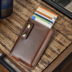 For Boshiho Customized Retro Style Smart Wallet Portable Zipper <b>Purse</b> Large Capacity Card Holder <b>Small</b> Coin Bag Vintage - Product Image 1