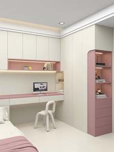 Diseño Integrado de Escritorio y Armario para Dormitorio Infantil - Product Image 3