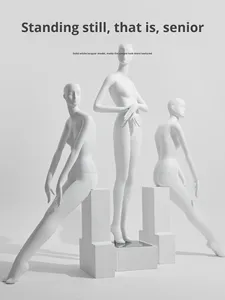 哑光白色全身人体模特道具婚纱模特服装店展示橱窗展示人类 - Product Image 2